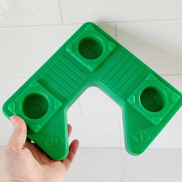 Vintage Johnson & Johnson Harbor Village Dock Blue House Floating Bath Toy 1981 - Picture 9 of 11